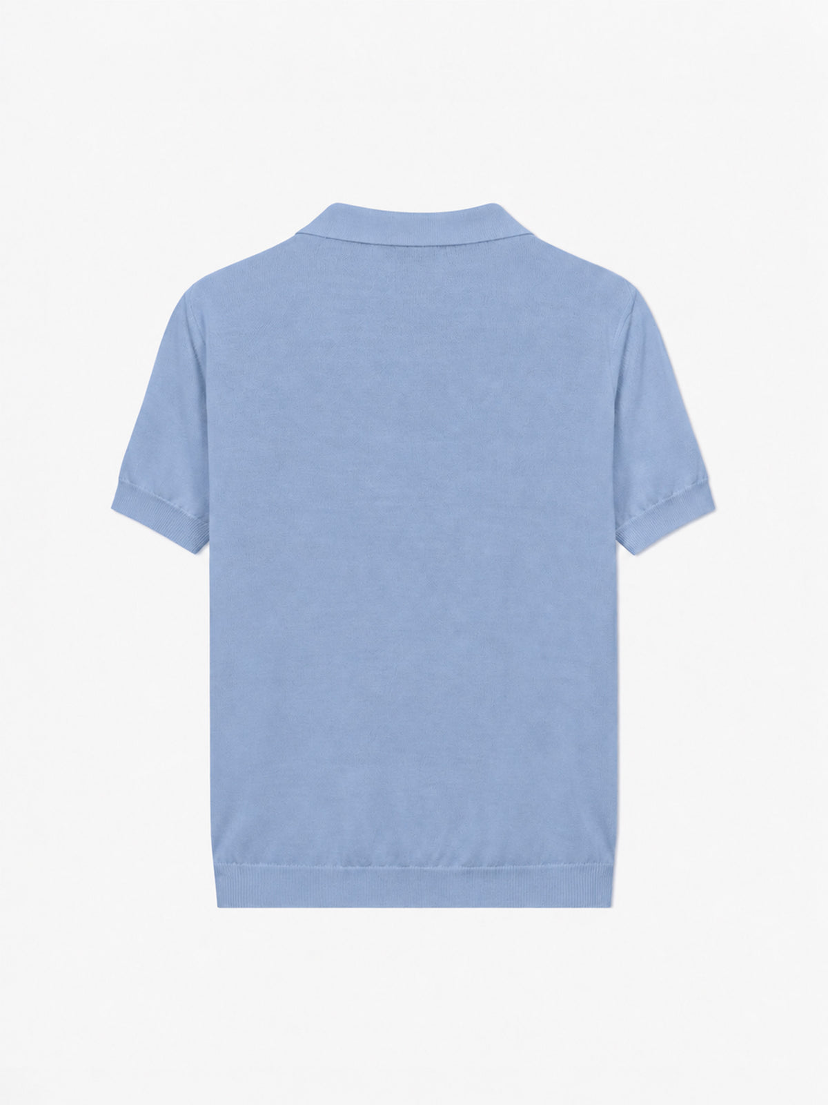 Hellblaues gestricktes Poloshirt für Jungen Sloan Jr 
