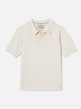 Cremefarbenes Sloan Jr Poloshirt 