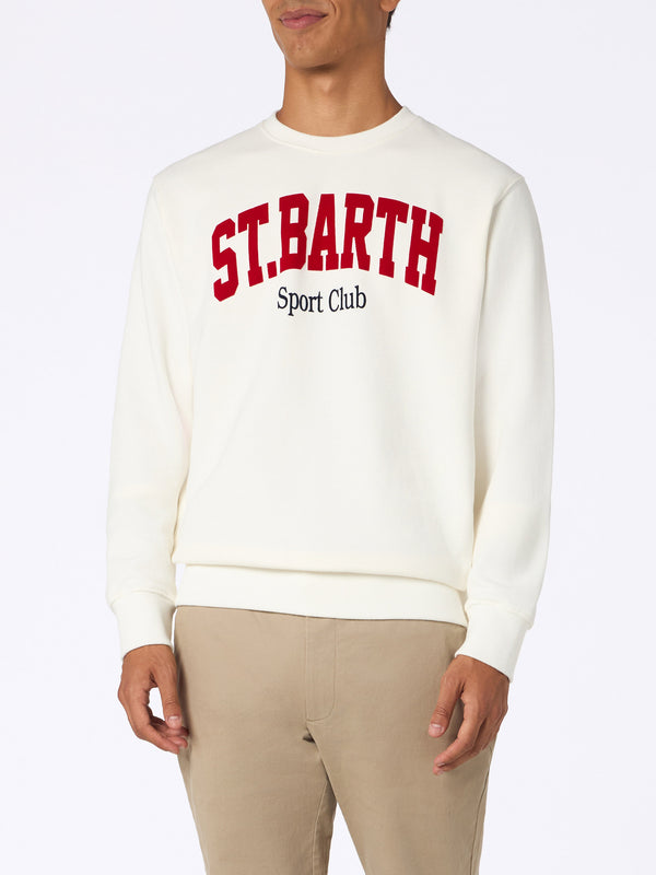 Weißes Sweatshirt für Herren von Soho St Barth Sport Club