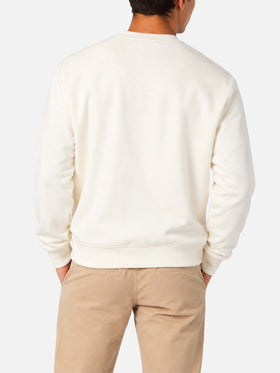 Soho sweatshirt with St. Barth Sport Club print in white