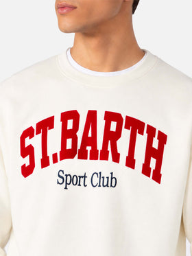 Soho sweatshirt with St. Barth Sport Club print in white