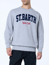 Grau meliert Sweatshirt für Herren Soho St Barth Sport