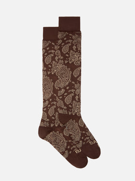 Socken aus Baumwollmischung mit Paisley-Jacquardmuster