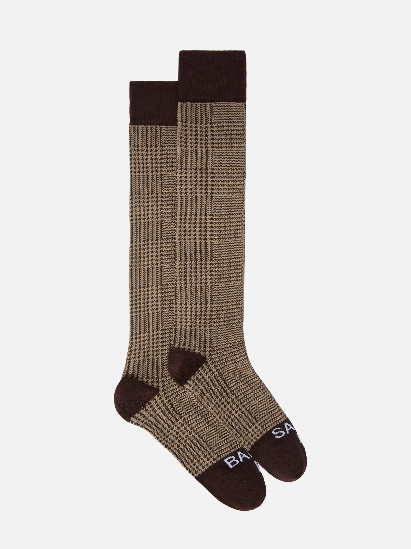 Socken aus Baumwollmischung mit Prince-of-Wales-Jacquardmuster