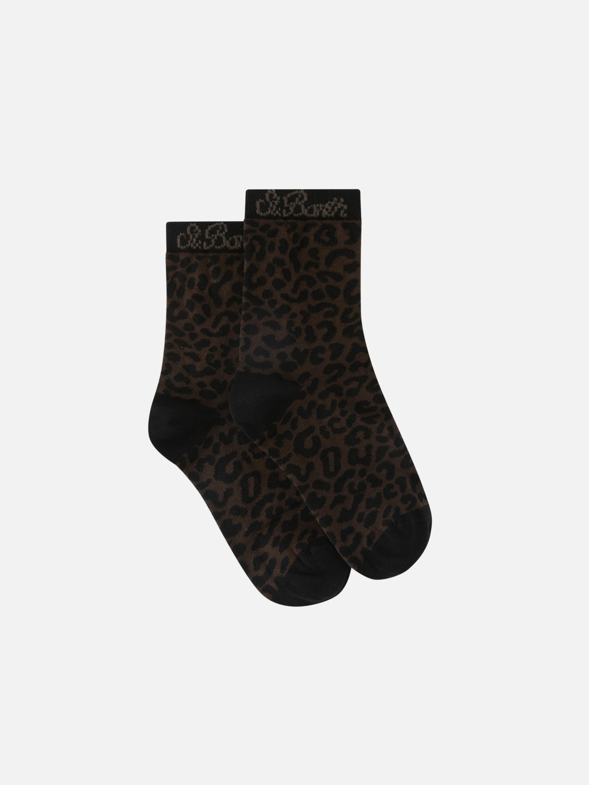 Calcetines con estampado de leopardo 