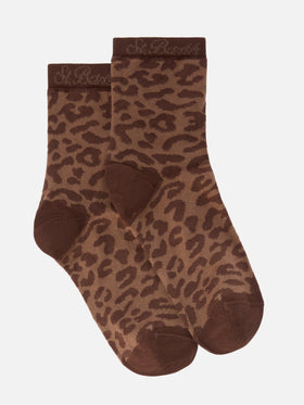 Sox Socks in leopard-print cotton blend