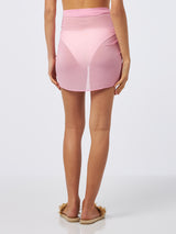 Woman pink short pareo Sery