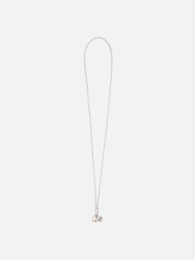 Correa para teléfono Silver Strass Charm con logotipo charm 