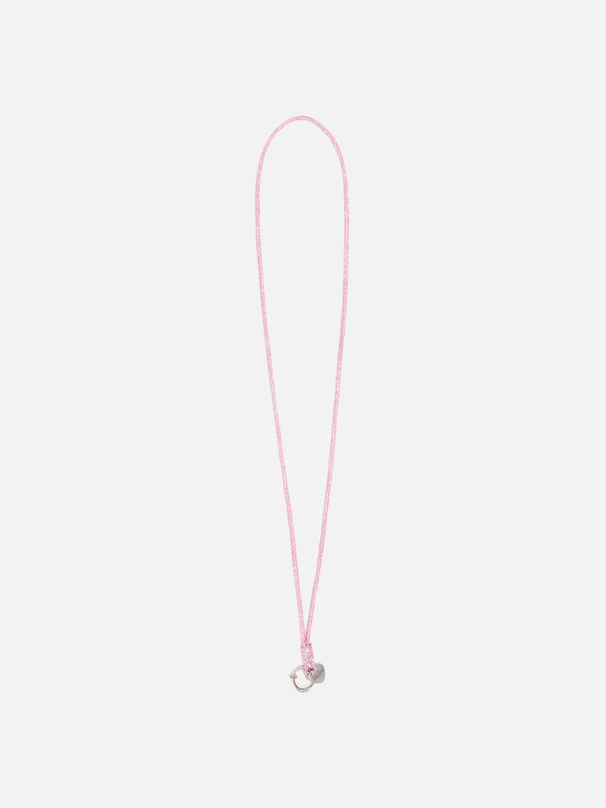 Lanière de téléphone Fuchsia Strass Charm avec logo charm 