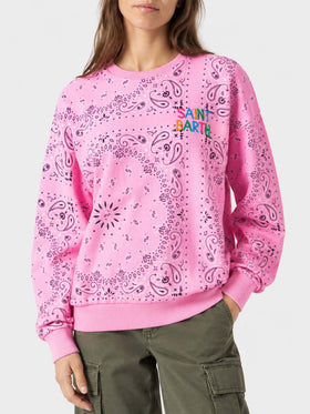 Sweat-shirt bandana rose Stardust 