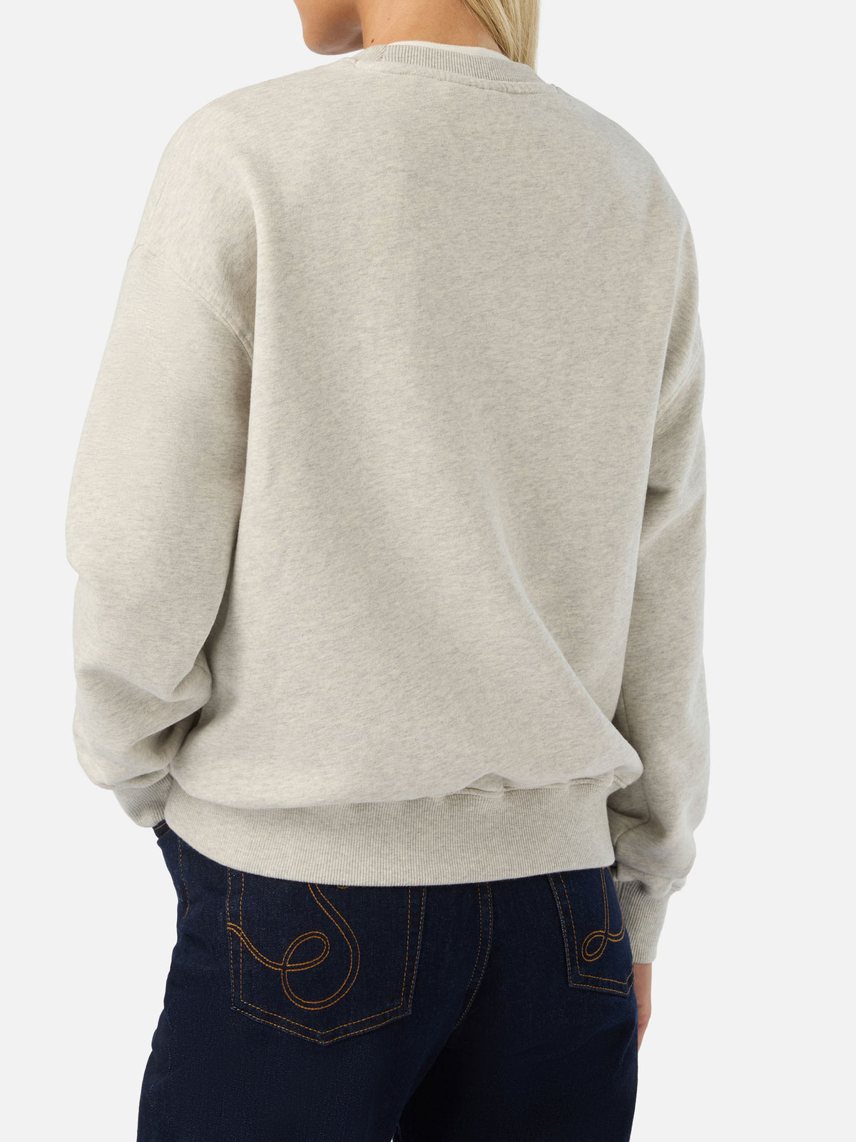Sweatshirt Grey Stardust avec imprimé flock Esaurita 