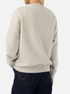 Sweatshirt Grey Stardust avec imprimé flock Esaurita 