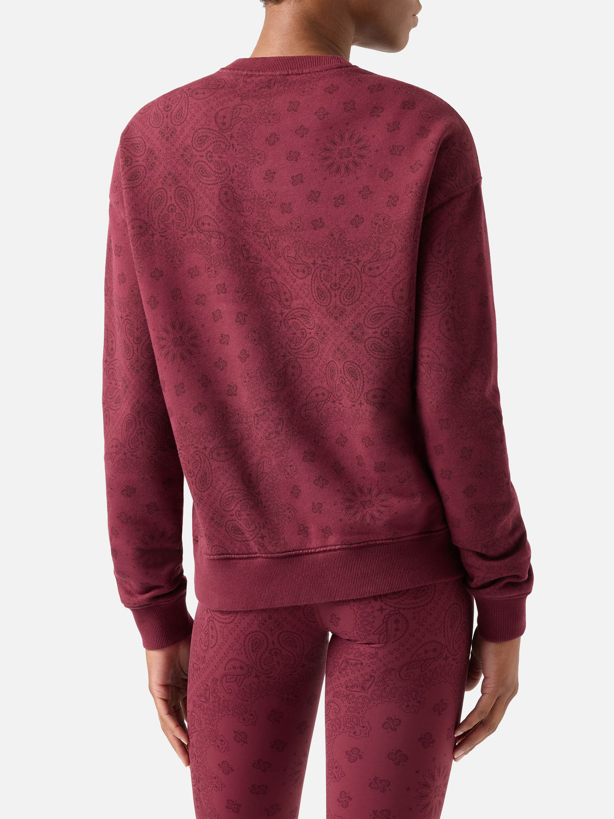 Stardust sweatshirt with bandanna print