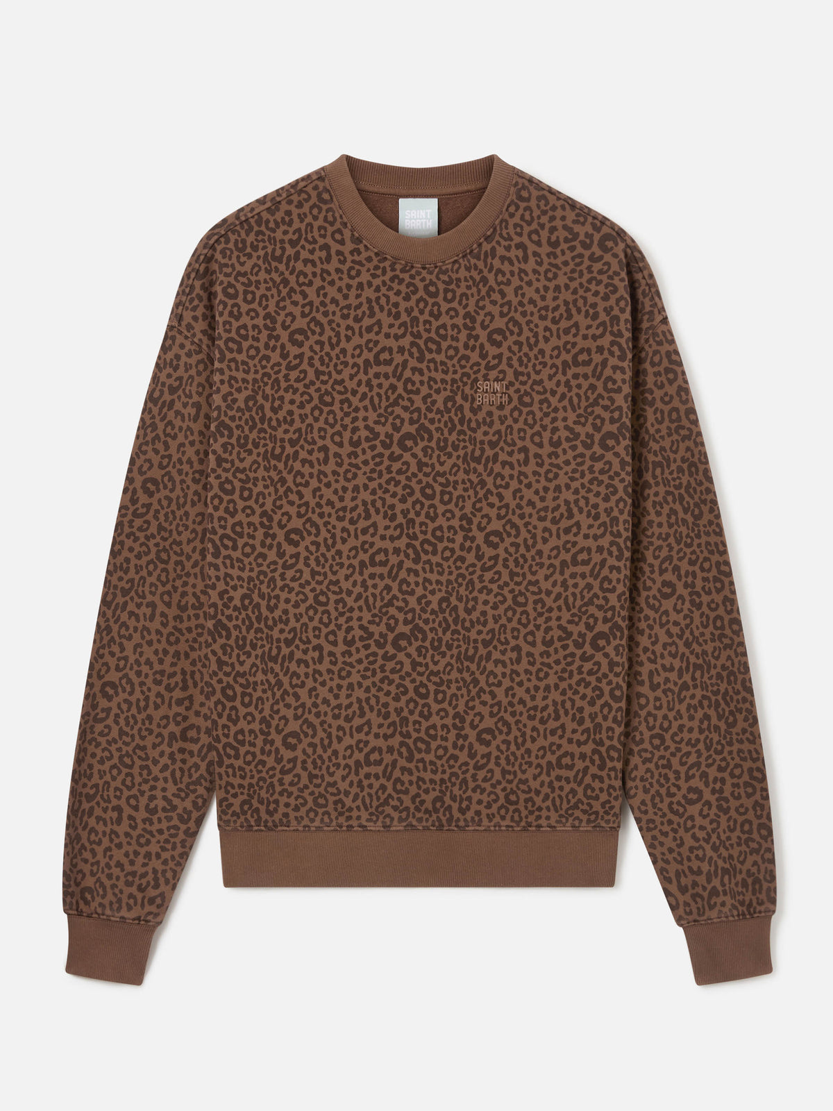 Stardust-Sweatshirt mit Leopardenprint 