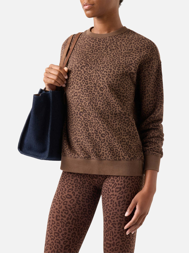 Sudadera Stardust con estampado de leopardo 
