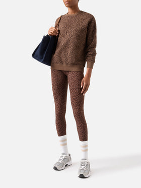 Stardust-Sweatshirt mit Leopardenprint 