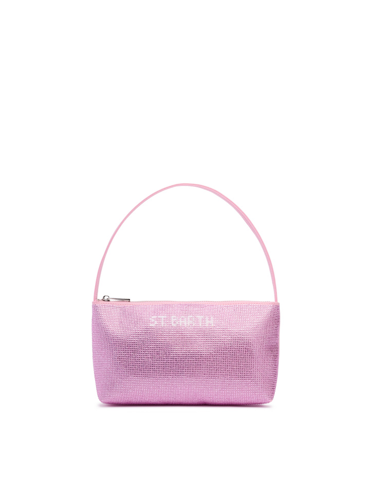 Mini bag Strassy with pink rhinestones - MC2 Saint Barth