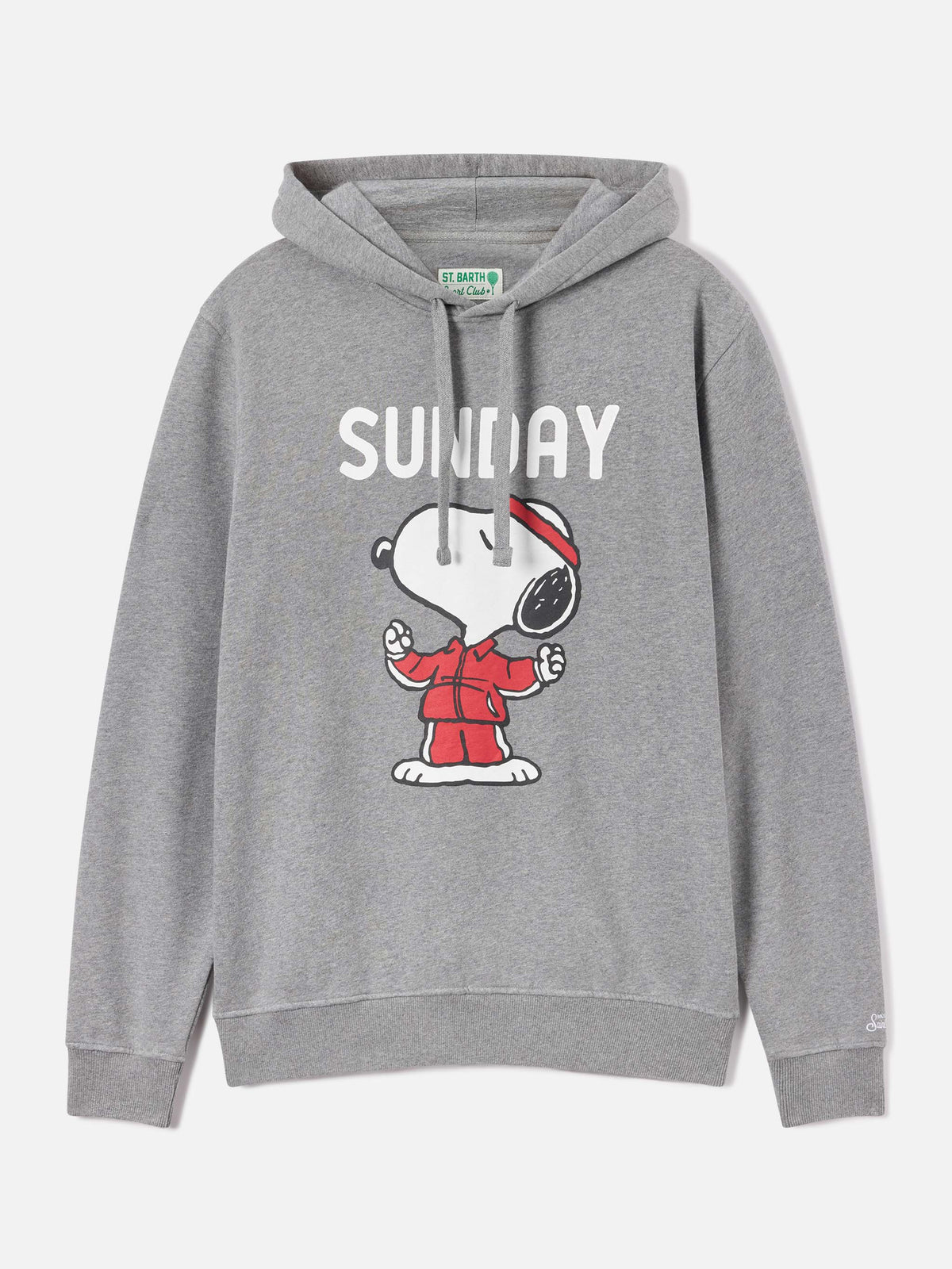Grey Tribeca cotton hoodie with Snoopy print | Special edition