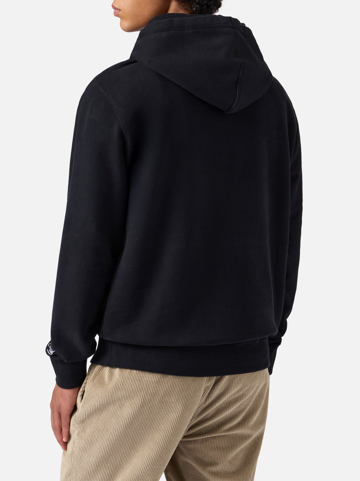 Tribeca cotton hoodie in black with Nephenta print | NEPHENTA SPECIAL EDITION