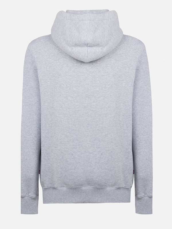 Man grey sweatshirt Tribeca with St. Barth tennis team