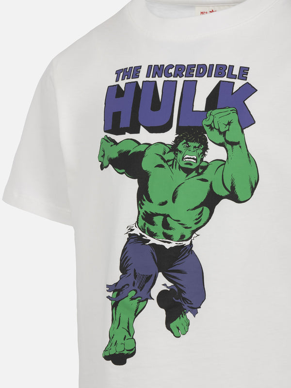 Baumwoll-T-Shirt für Jungen mit Hulk-Aufdruck | MARVEL-SONDERAUSGABE