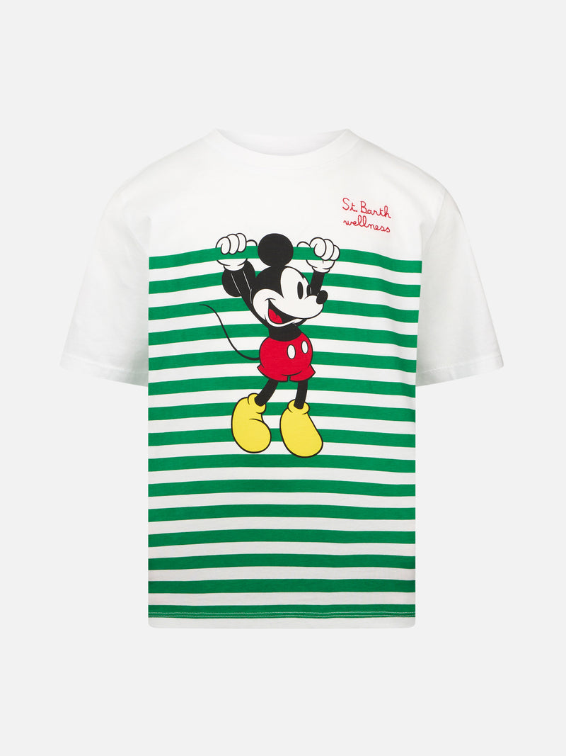 Baumwoll-T-Shirt für Jungen mit Mickey-Mouse-Aufdruck und Stickerei | DISNEY-SONDEREDITION