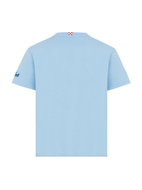 Cotton t-shirt with St. Barth local embroidery and Snoopy print | SNOOPY PEANUTS® SPECIAL EDITION