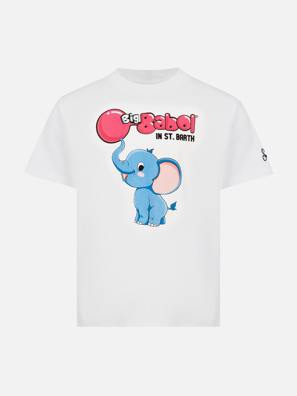 Cotton t-shirt with Big Babol elephant print | BIG BABOL SPECIAL EDITION