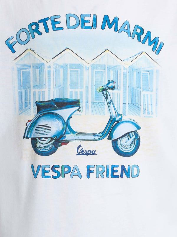 Baumwoll-T-Shirt für Jungen mit Vespa Forte dei Marmi Friends-Aufdruck | VESPA SPECIAL EDITION