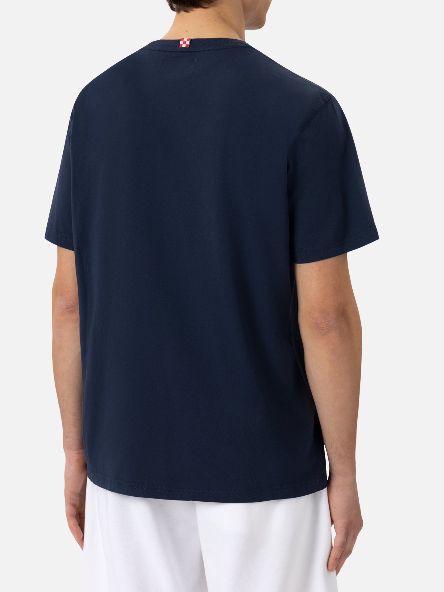 T-Shirt aus Bio-Baumwolle mit St. Barth Sport Club-Print