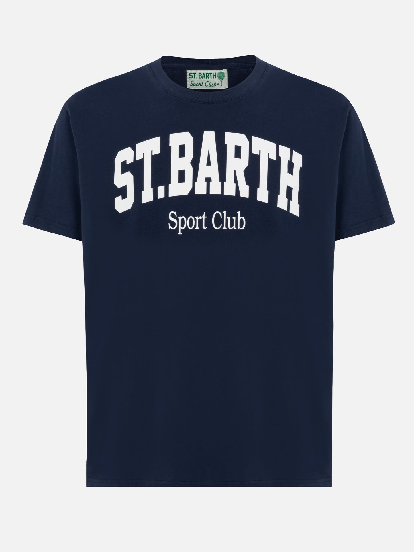 T-Shirt aus Bio-Baumwolle mit St. Barth Sport Club-Print