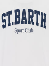 T-shirt Man in cotone organico con stampa St. Barth Sport Club