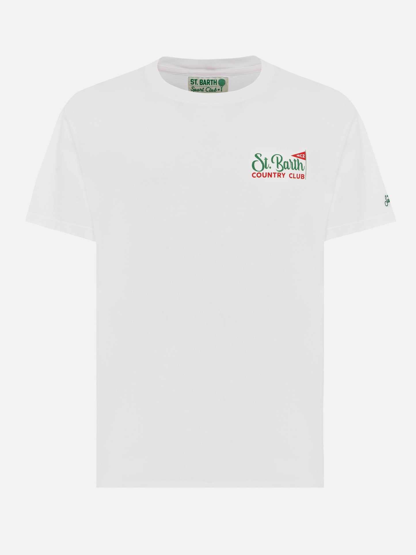 Baumwoll-T-Shirt mit St. Barth Country Club-Print