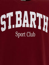 T-shirt Man in cotone con stampa St. Barth Sport Club