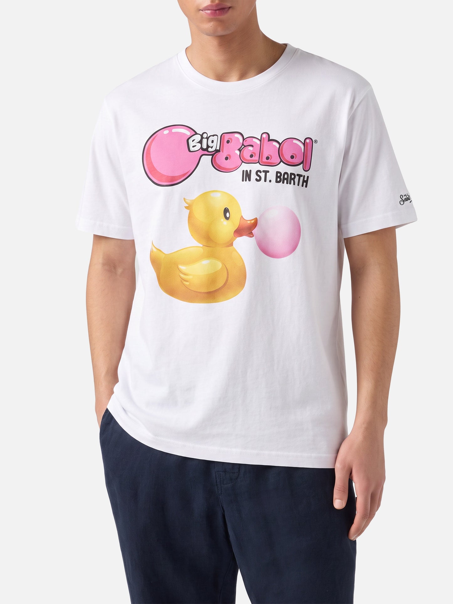 Cotton t-shirt with ducky big Babol print | BIG BABOL SPECIAL EDITION