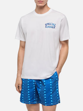 Cotton T-shirt with Vespa Special Summer print | VESPA SPECIAL EDITION - MC2 Saint Barth