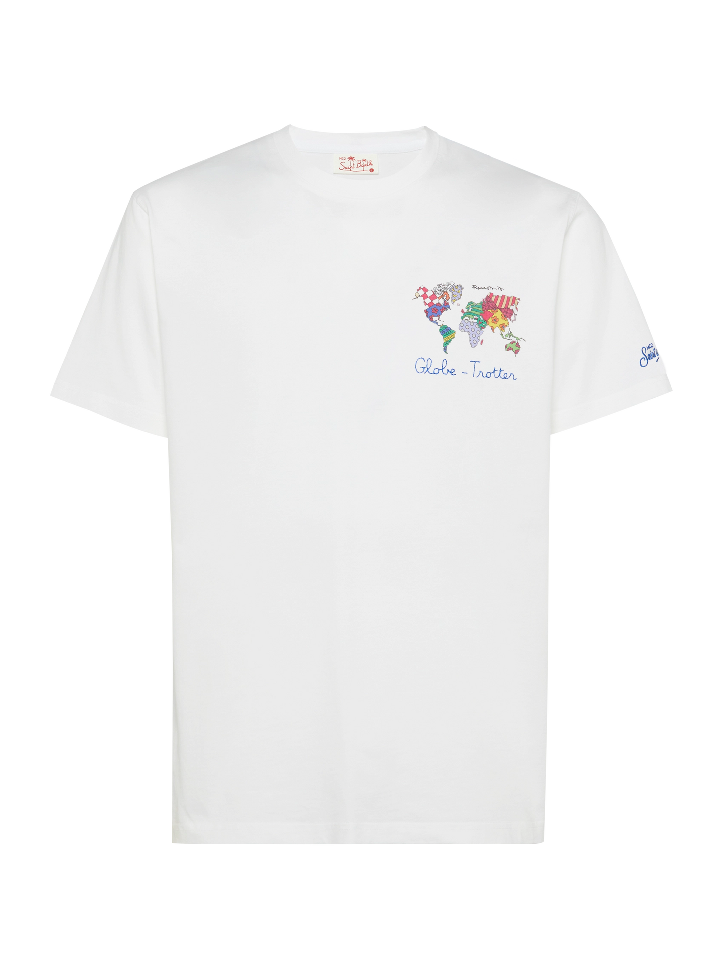 Cotton T-shirt with Romero Britto design print | BRITTO SPECIAL EDITION - MC2 Saint Barth