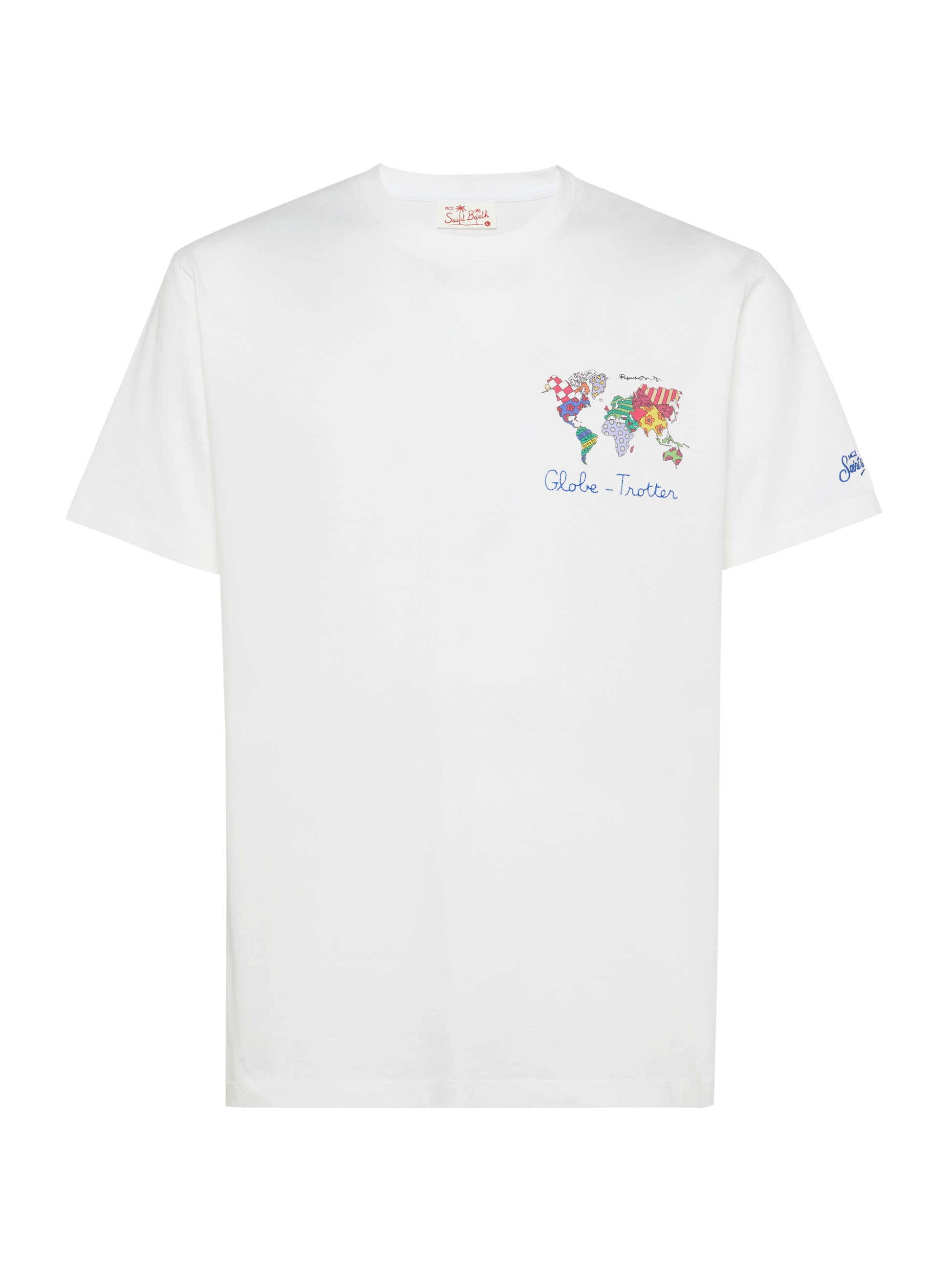 Cotton T-shirt with Romero Britto design print | BRITTO SPECIAL EDITION - MC2 Saint Barth