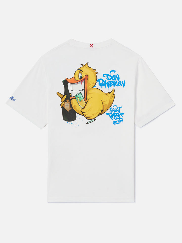 T-shirt Cryptopuppets Don Paperion con stampa fronte e retro | Special Edition