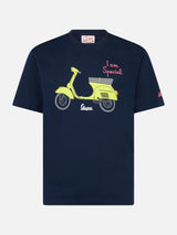 Baumwoll-T-Shirt für Herren mit Vespa-Aufdruck und Stickerei | VESPA SPECIAL EDITION