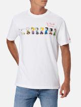 Man cotton t-shirt with Peanuts print and embroidery| SNOOPY PEANUTS™ SPECIAL EDITION