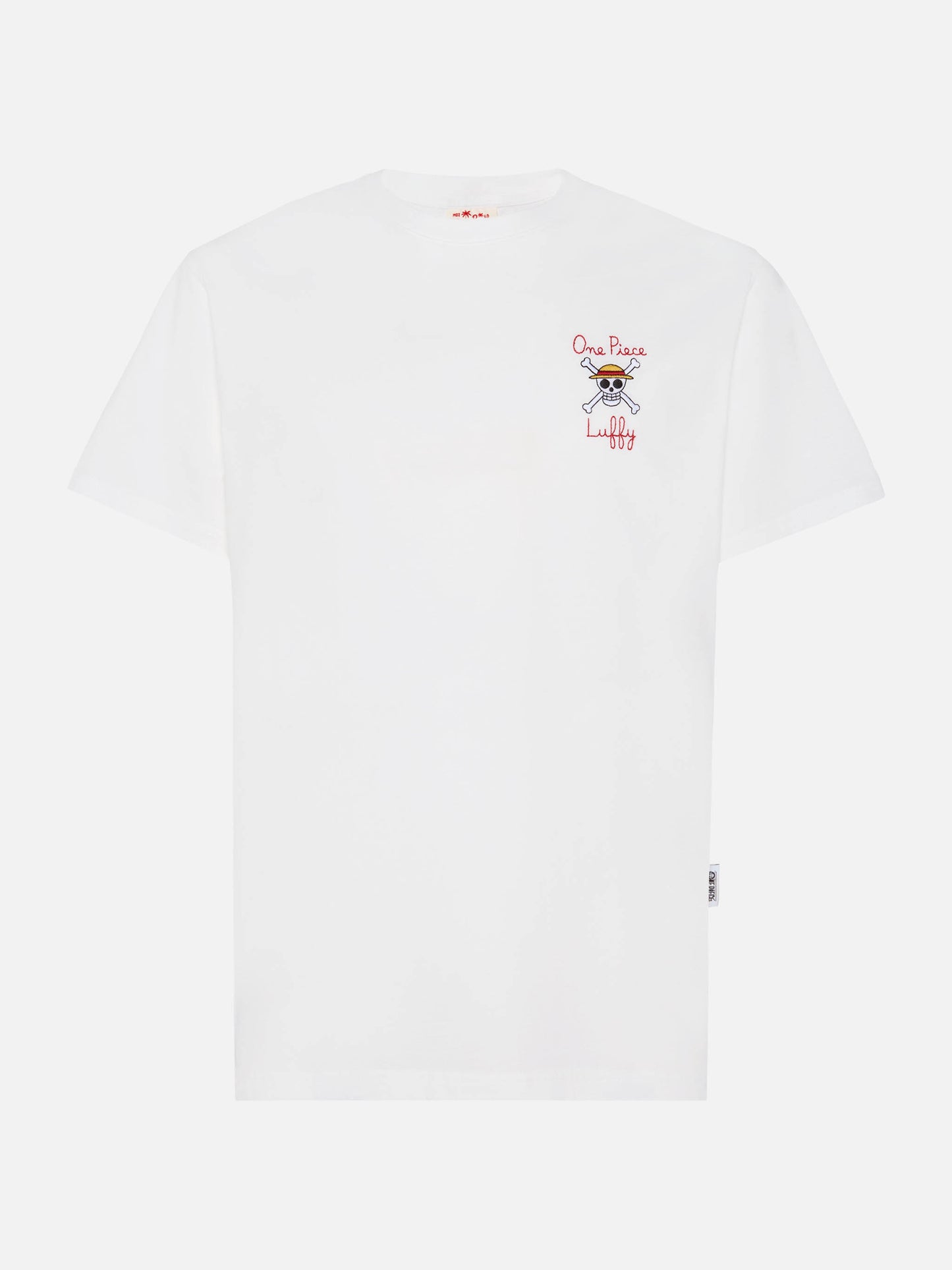 Baumwoll-T-Shirt mit One Piece in St. Barth-Stickerei | ONE PIECE SPECIAL EDITION
