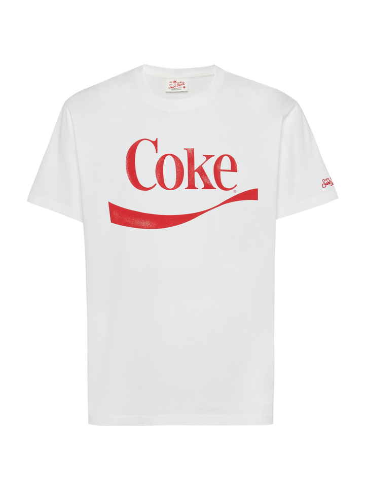 T-shirt Man in cotone con stampa logo Coke | THE COCA COLA COMPANY SPECIAL EDITION