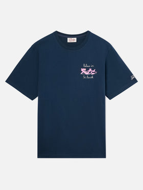 T-Shirt mit Pink-Panther-Print und Stickerei | THE PINK PANTHER SPECIAL EDITION 