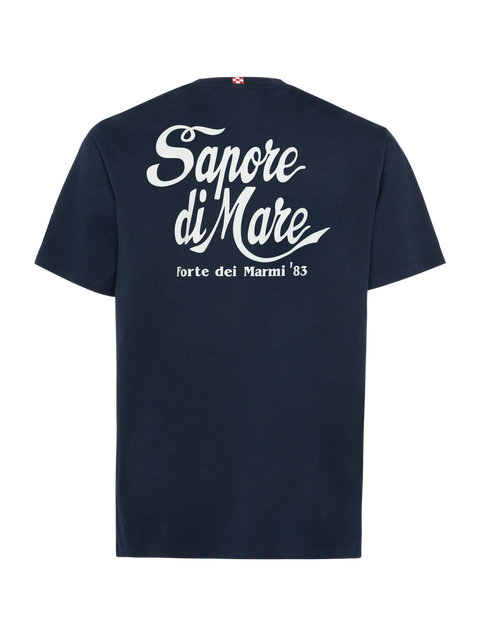 Cotton T-shirt with Forte dei Marmi 83 print | SAPORE DI MARE SPECIAL EDITION - MC2 Saint Barth
