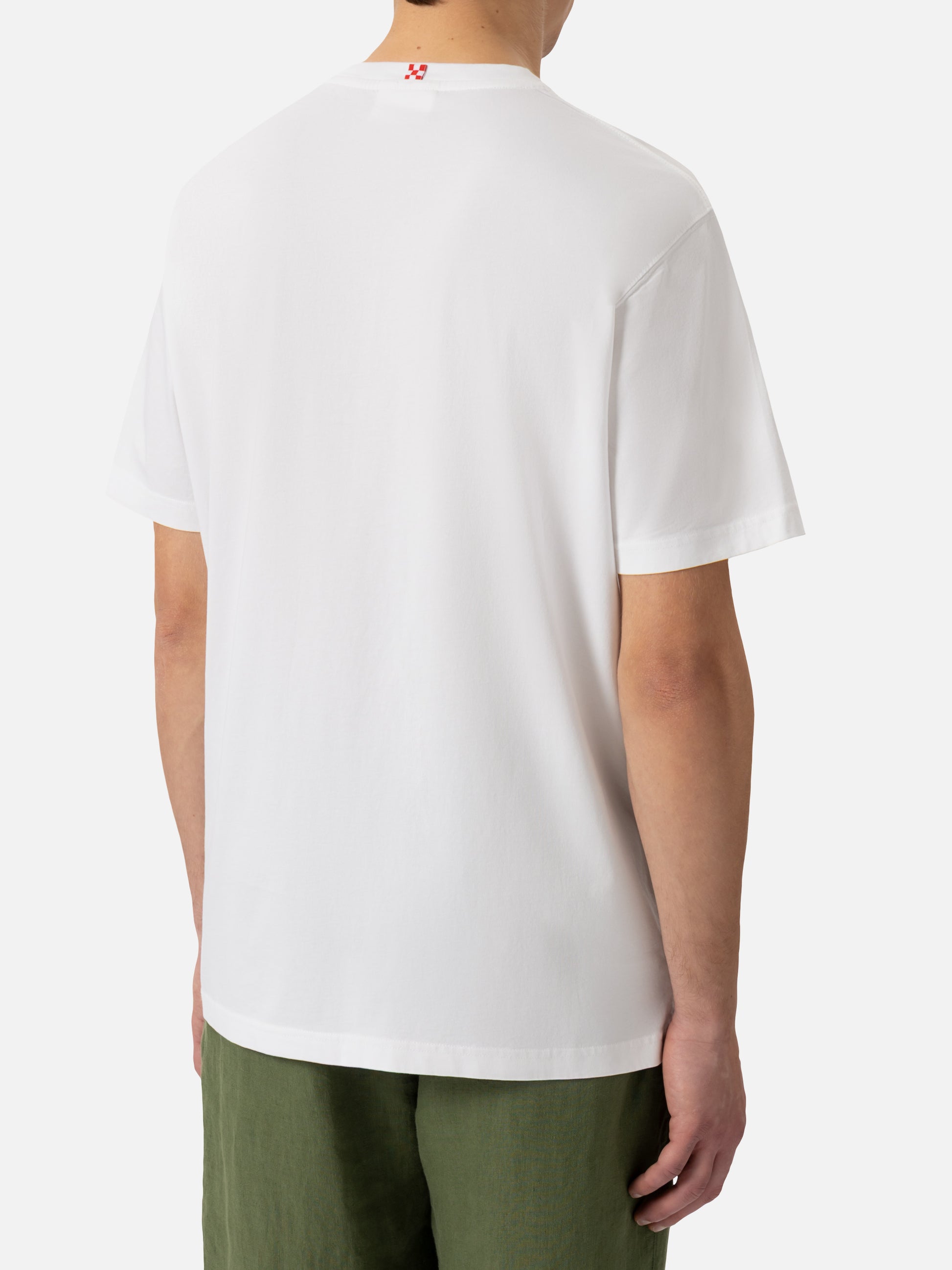 Cotton T-shirt with Après Sun in St. Barth print - MC2 Saint Barth