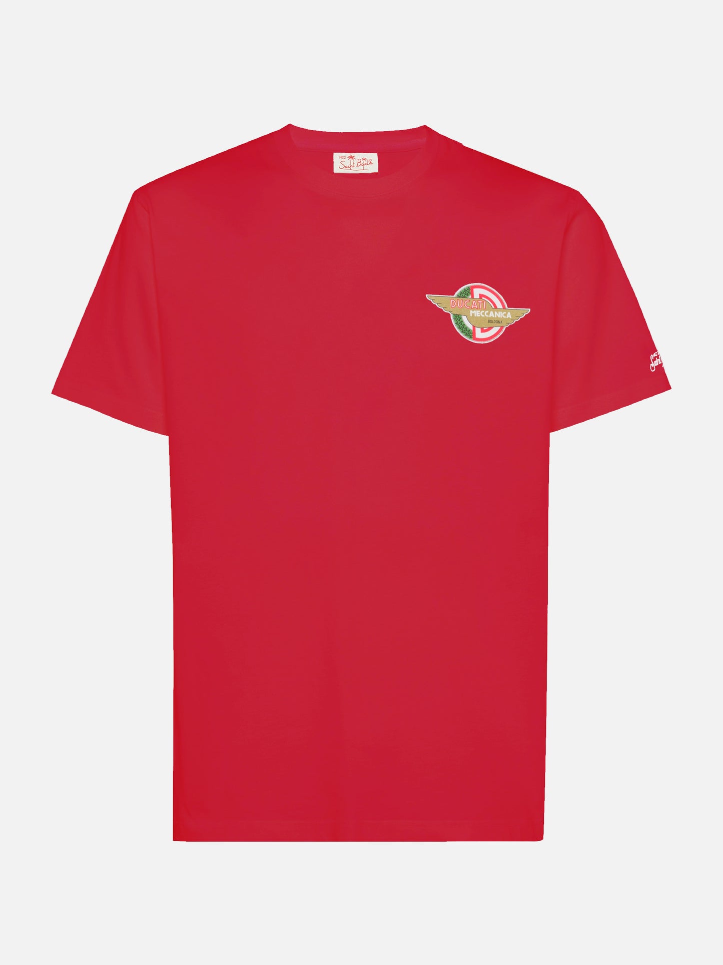 Cotton T-shirt with Ducati Meccanica logo print | DUCATI MOTORS® SPECIAL EDITION