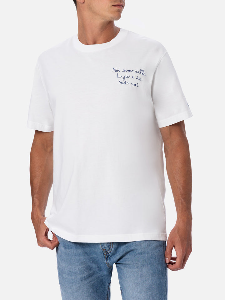T-shirt da uomo in cotone con ricamo Lazio | SS LAZIO SPECIAL EDITION