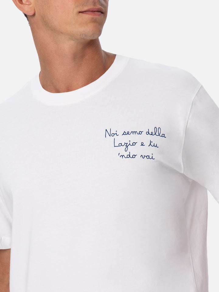 T-shirt da uomo in cotone con ricamo Lazio | SS LAZIO SPECIAL EDITION