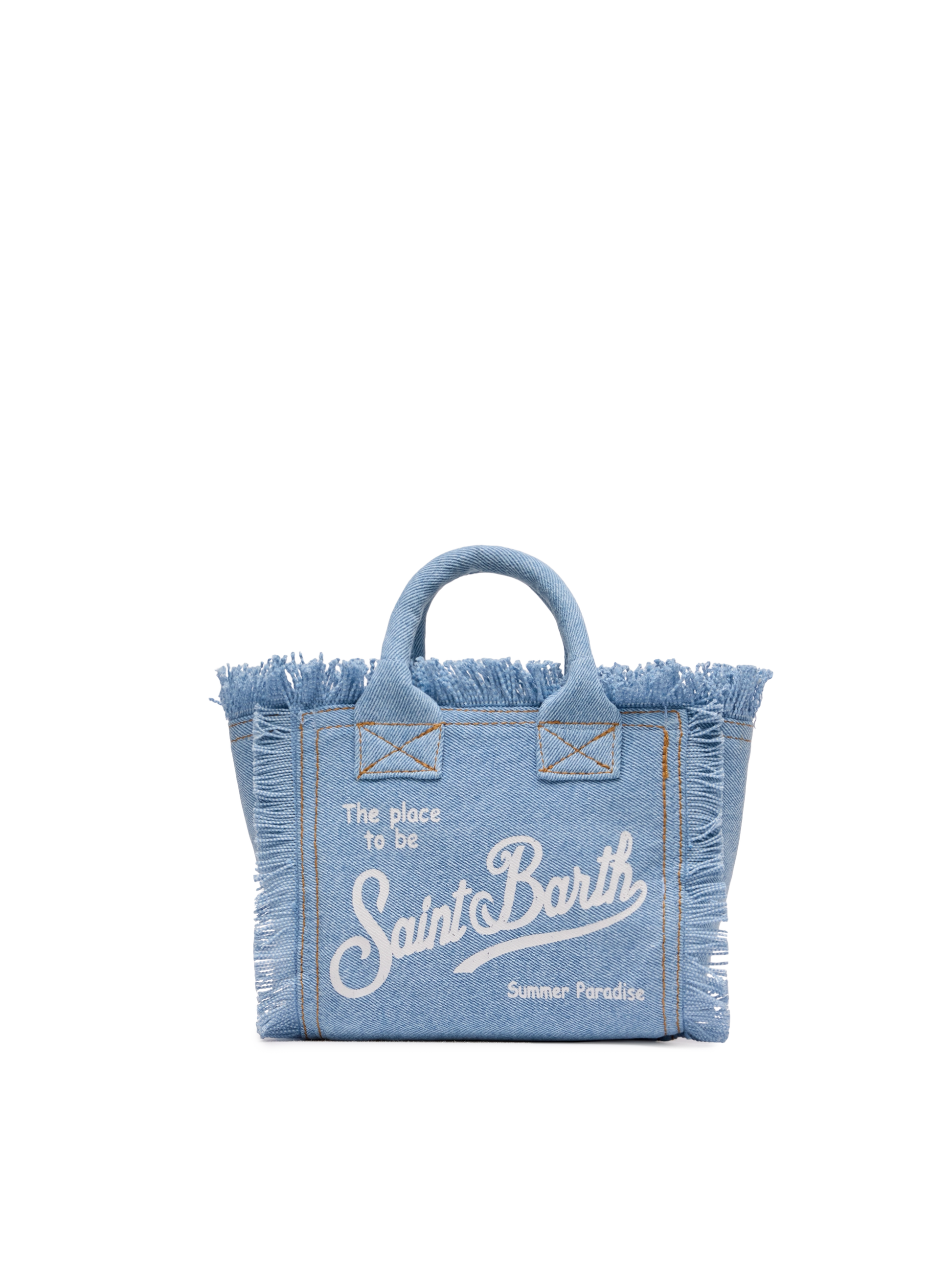 Light denim Mini Vanity bag - MC2 Saint Barth
